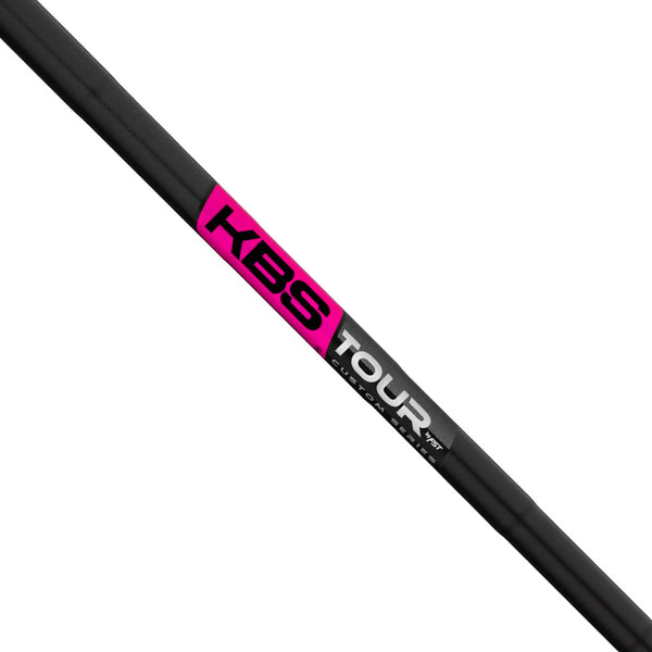 Shafts KBS Custom Series 130g 4-PW – Flex Extra Stiff – Noir Et Rouge Perle