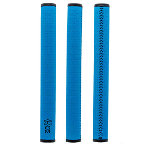THE GRIP MASTER NEON CABRETTA FL27 LACED PUTTER GRIP - BLUE