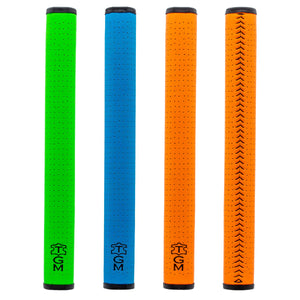 THE GRIP MASTER NEON CABRETTA FL27 LACED PUTTER GRIP - BLUE