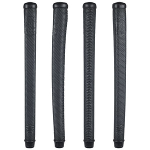 THE GRIP MASTER COWHIDE LACED PUTTER GRIP - COLLECTOR EDITION BLACK THATCHED